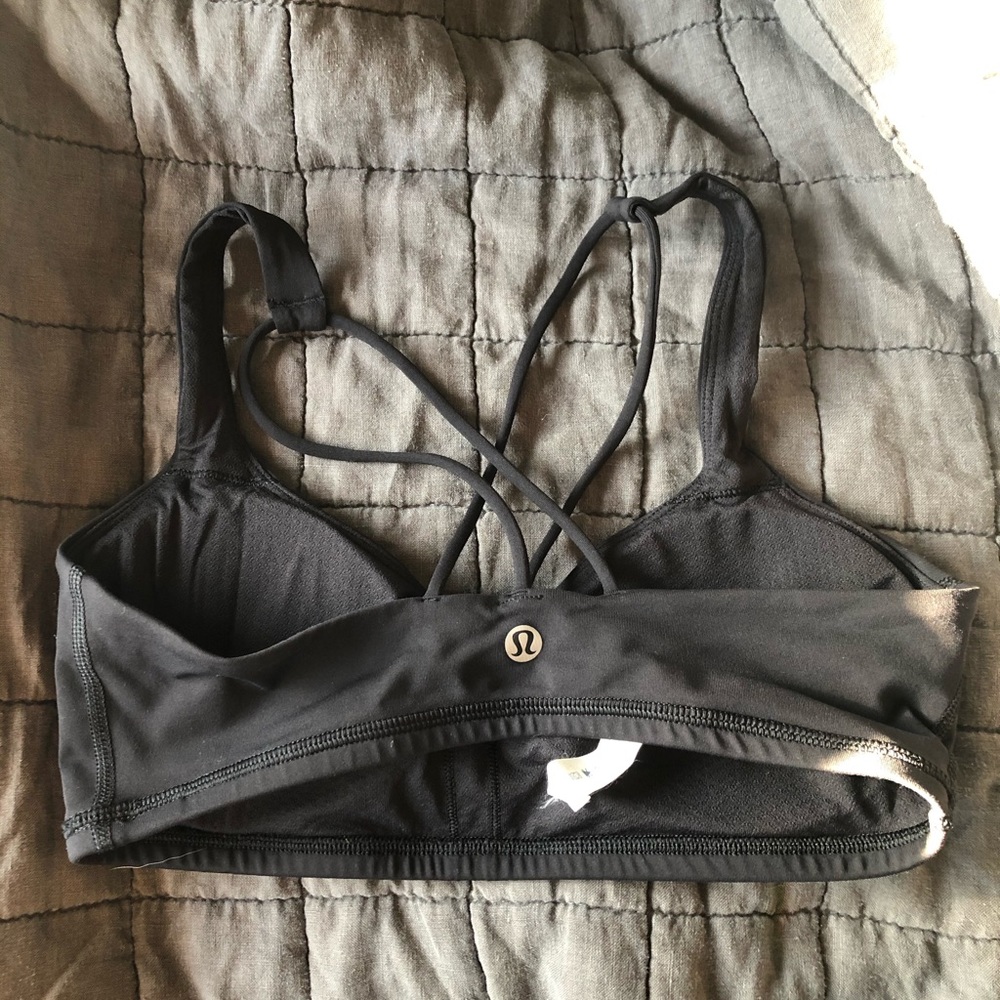 Black Racerback Lululemon Sports Bra